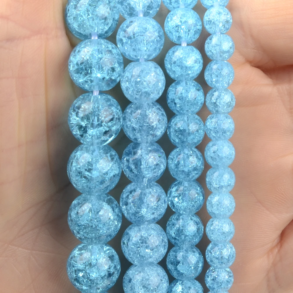 Natural Stone Beads Collection: Blue Chalcedony Crystal & Agate