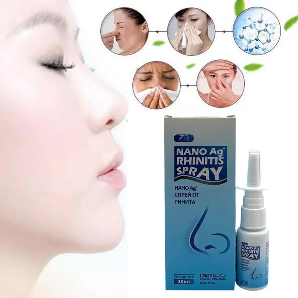 Lot Nasal Sprays Treatment Allergic Sinusitis Nasal Congestion Itchy Nose Liquid Remove Chronic Rhinitis Chinese Herb Plaster