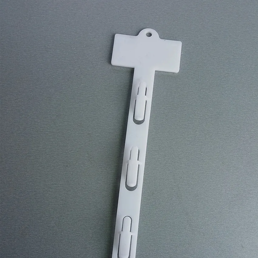 90pcs L78cm 선반 걸이 클립 스트립 플라스틱 PP 상품 패키지 디스플레이 상품 슈퍼마켓 제품 프로모션