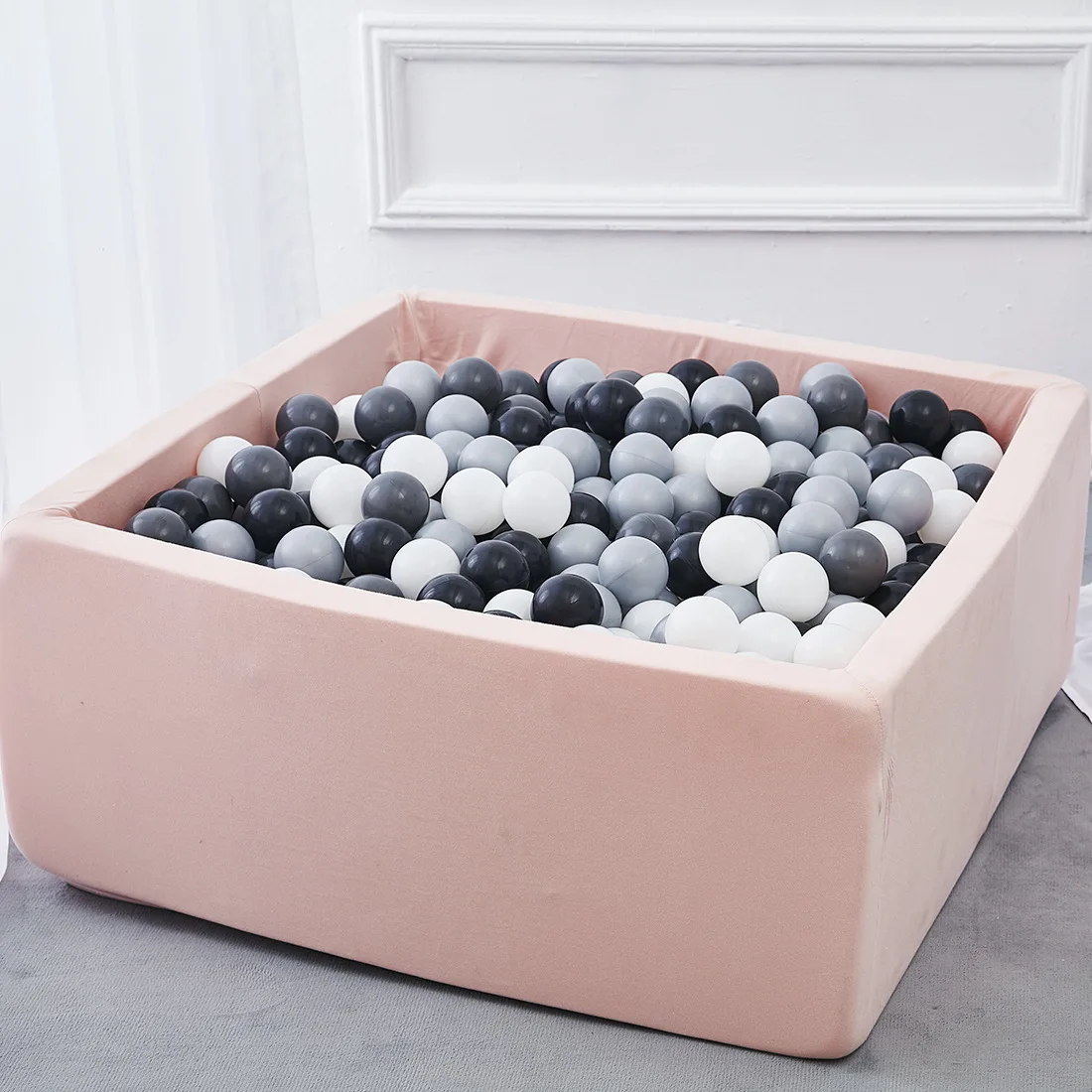 Piscine à balles carrée en mousse pour enfants | Enfants Baby Ocean Balls Pools babiesdecor.myshopify.com