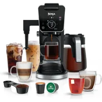 DualBrew Pro Specialty 12-Cup Coffee Maker with Glass Carafe, Single-Serve, Grounds, compatible with K-Cup pods 1