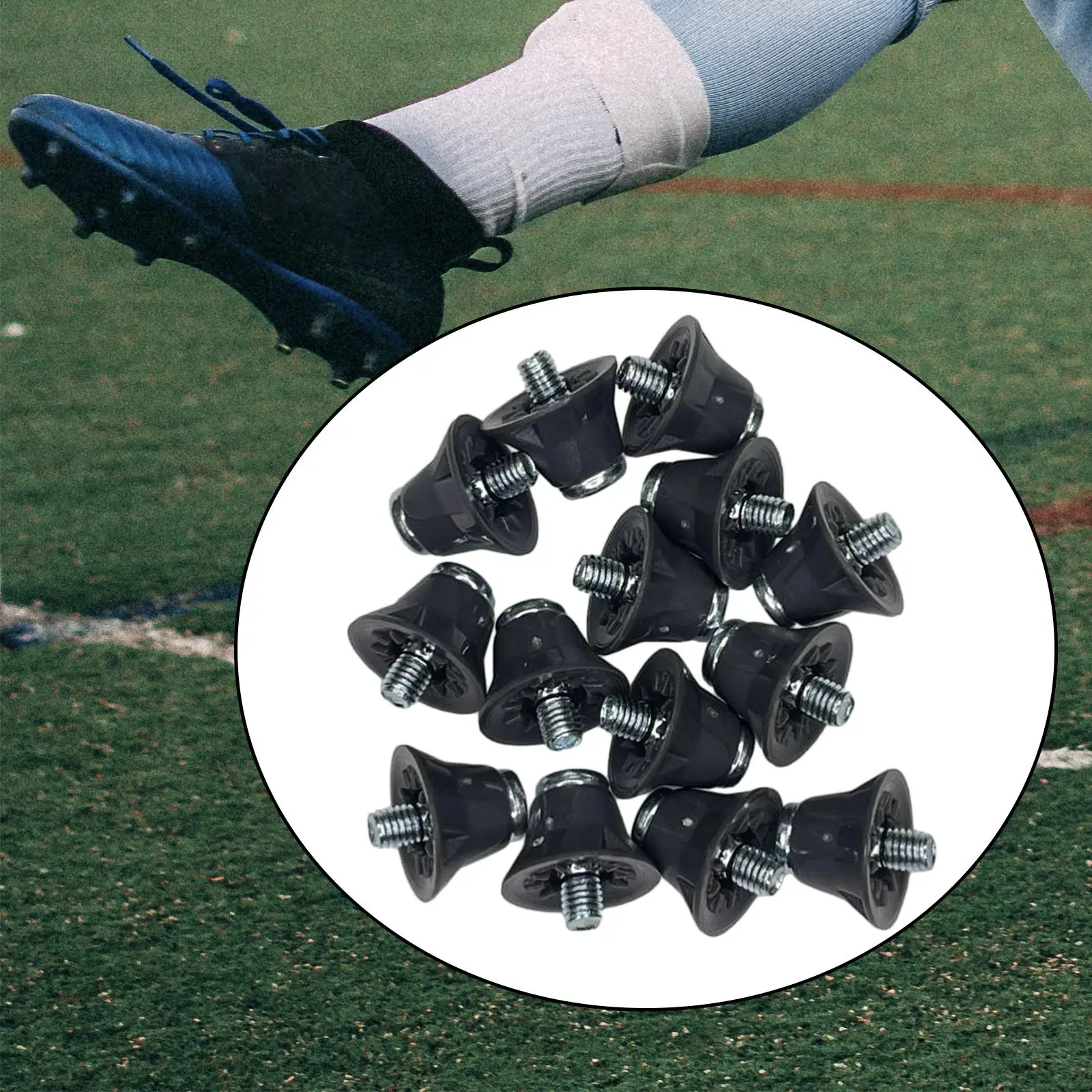 14 Pieces Track Shoes Accessories Soccer Shoe Spikes M5 Turf Firm Ground Replacement Spikes for Athletic Sneakers