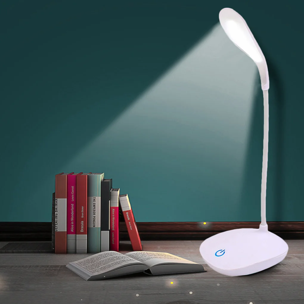 

Настольная лампа для офиса, USB Перезаряжаемый светильник для стола, регулируемый, 3 режима, для гостиной, спальни, лампа для чтения