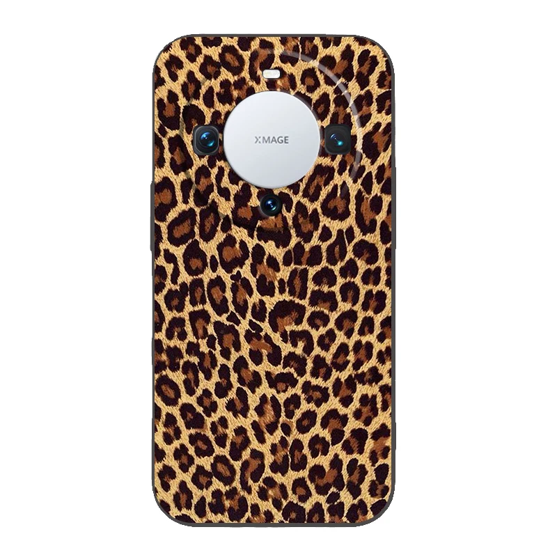 Leopard Print Silicone Phone Case Cover