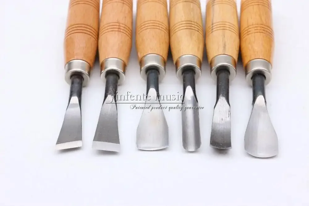 

6 шт. инструменты для изготовления гитары, скрипки, нож, инструменты Luthier, долото, высококачественные инструменты для гитары из стали