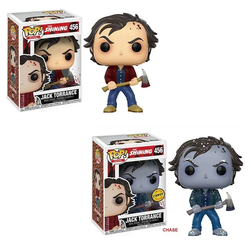 FUNKO POP Figura de vinilo de la película El Resplandor n.° 456 Figura de acción de Jack Torrance Juguetes Edición limitada Cara azul Regalos para niños