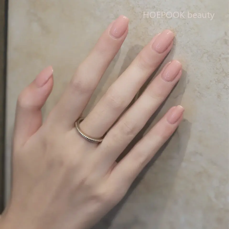 

24pcs Baby Pink Wearing Fake Nails Art Full Coverage Waterproof Acrylic Press On False Nails Women Girls Nail Art Decoration