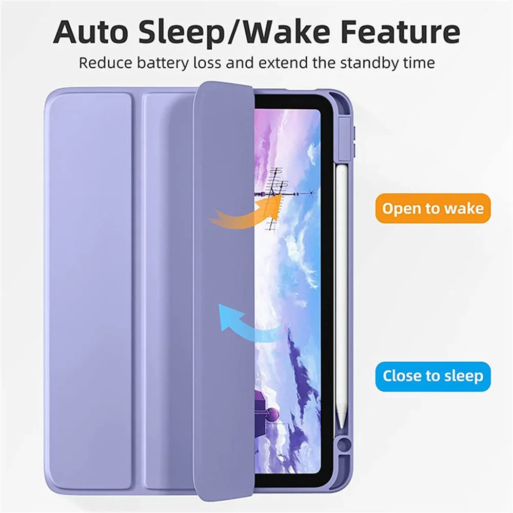 Sleek Fashion Tablet Case with Pencil Slot Cover
