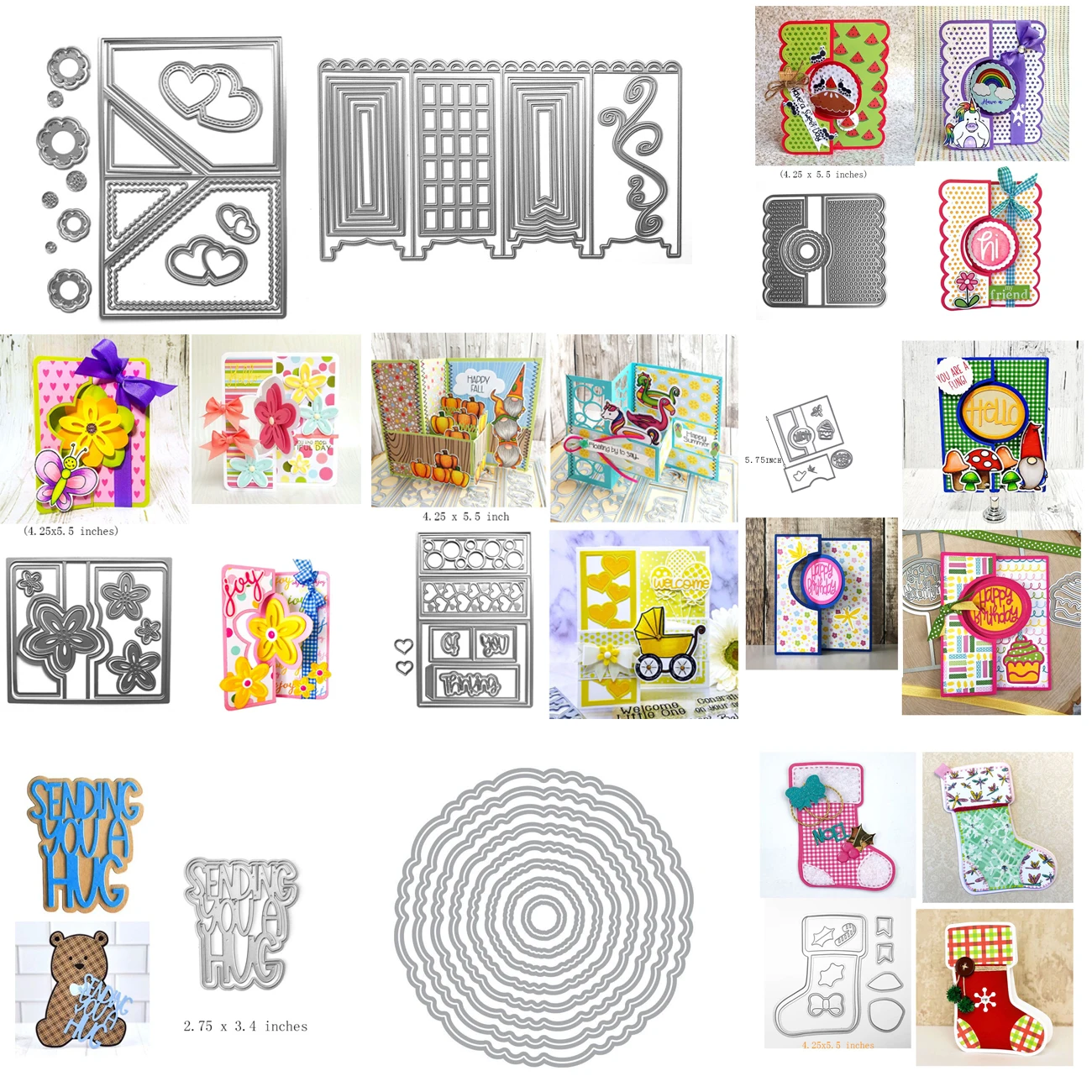 Metal Cutting Die Metal Cutting die Craft Scrapbook Practice Photo album decoration process