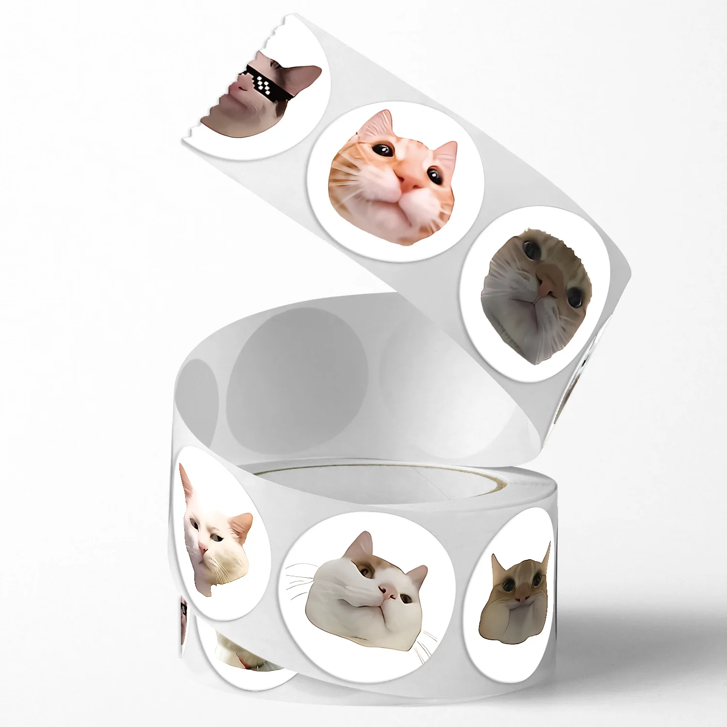 500 Pcs/roll Cat Dog Teacher Reward Sticker Fun MotivationSticker for School Teacher Student Stationery Stickers Kids