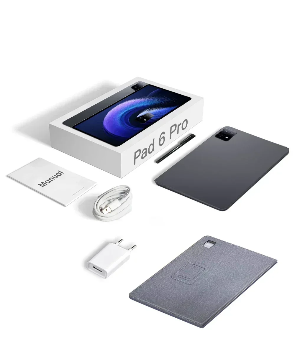 2024 오리지널 글로벌 버전 태블릿, 안드로이드 13 패드 6 프로, 스냅드래곤 888 태블릿 PC, 5G 듀얼 SIM 카드, 와이파이 HD 4K 미 탭, 16GB + 1TB