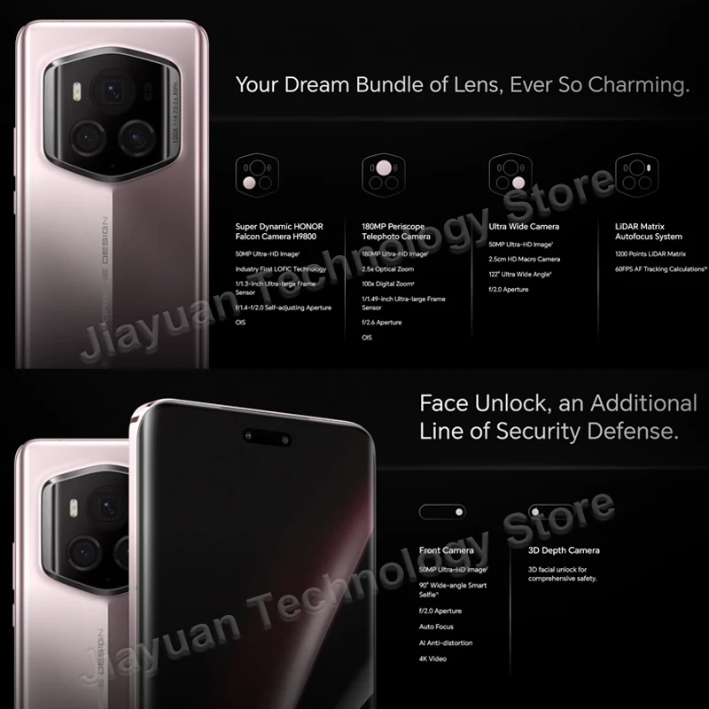 Original Honor Magic 6 RSR 5G Mobile Phone 6.8\