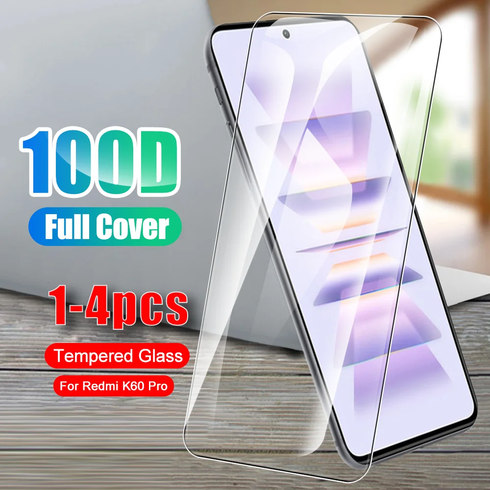 1-4Pcs Premium 9H Glass Per Xiaomi Redmi K60 Pro K60E 5G Pellicola In Vetro Temperato Redmik60 K60Pro K 60 E 60 K 6.67 ''Proteggi Schermo