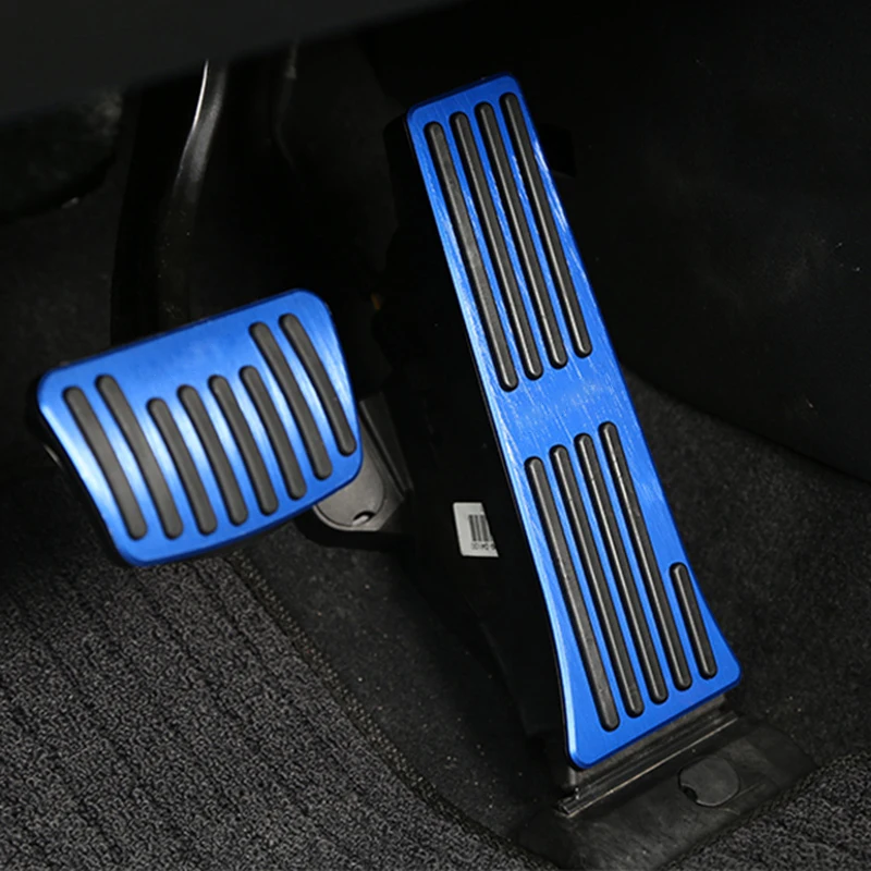 Car Accelerator Fuel Brake Clutch Footrest Pedals Plate Cover For Hyundai Tucson TL 2015 Accessories
