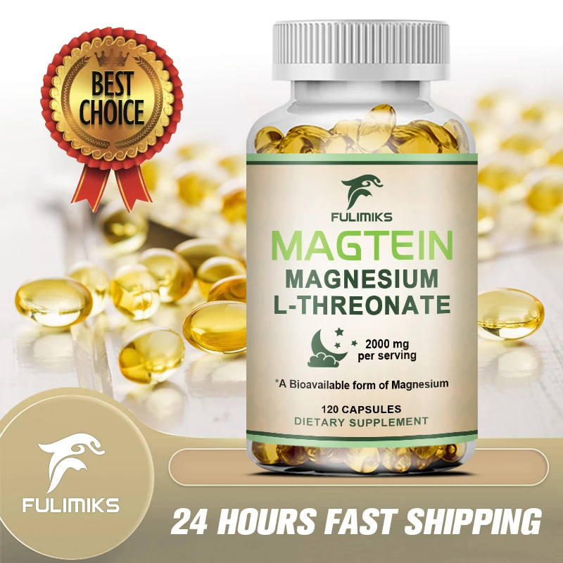

Капсулы треоната магния (Magtein) -добавка с высоким уровнем поглощения-биодоступная форма для поддержки сна и когнитивных функций