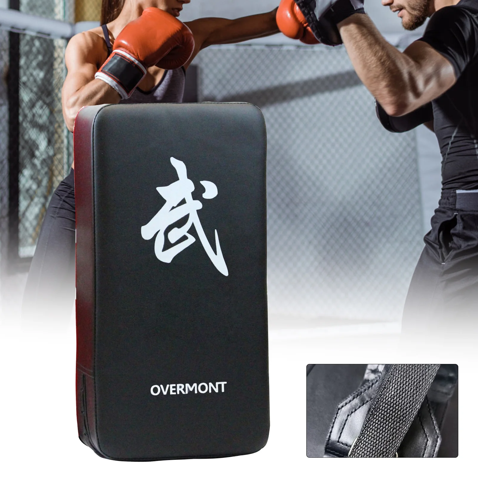 Boxing Gloves Pads Mitt Portable PU Leather Fighting Hand Target for Good Shock Absorption