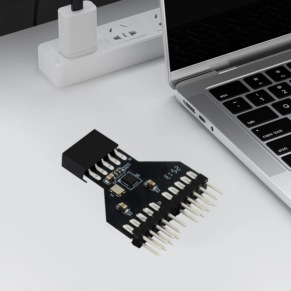 Motherboard USB2.0 9Pin Extension Cable Adapter 1 To 2 USB 2.0 Connector USB2.0 9 Pin To USB3.0 19Pin Conversion Adapter 9-Pin