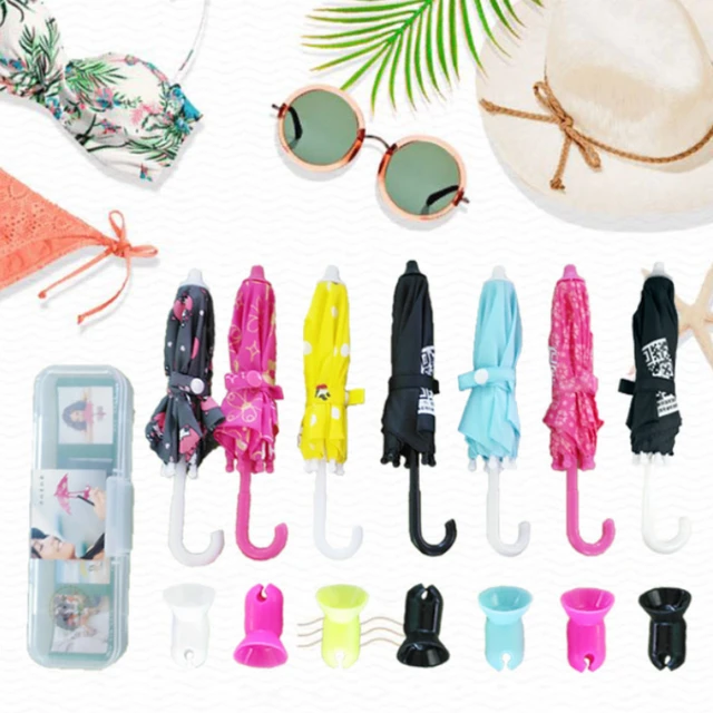 Universal Mini Umbrella Stand With Suction Cup Cell Phone Stands Cute Kawaii 2022 Outdoor Cover Sun Shield Mount Phone Holder 6