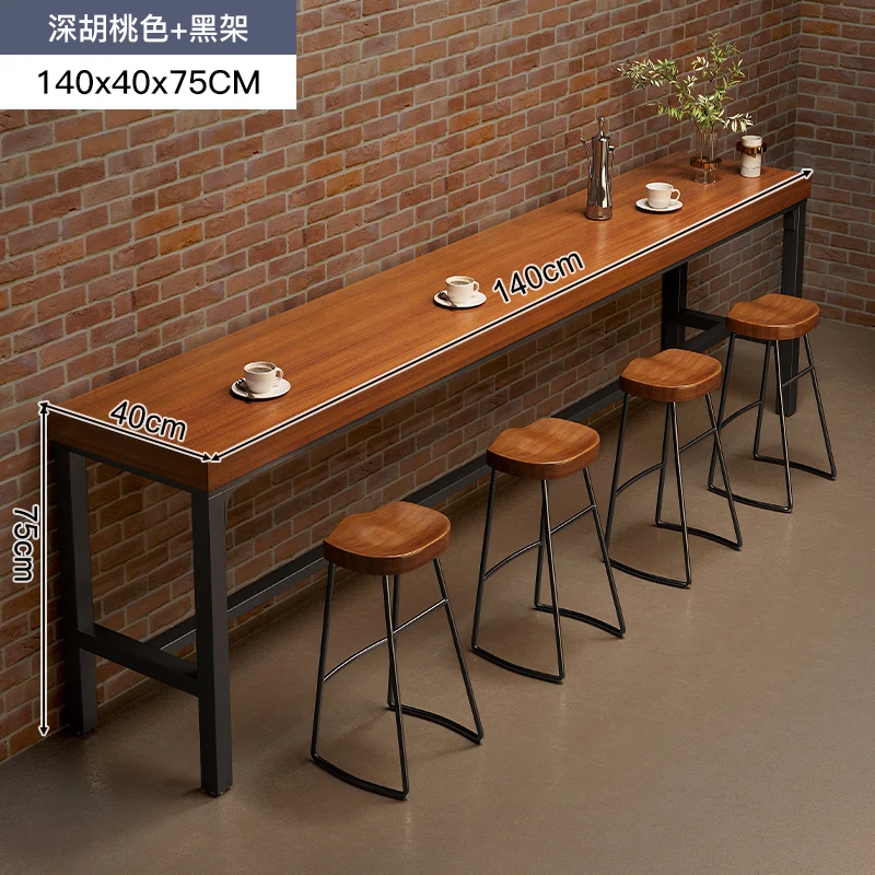 Cocktail Restaurant Wood Bar Tables Club Bistro Reception Desk Chairs Bar  Tables Coffee Alcohol Mesa Alta Bar Furniture MR50BT - AliExpress