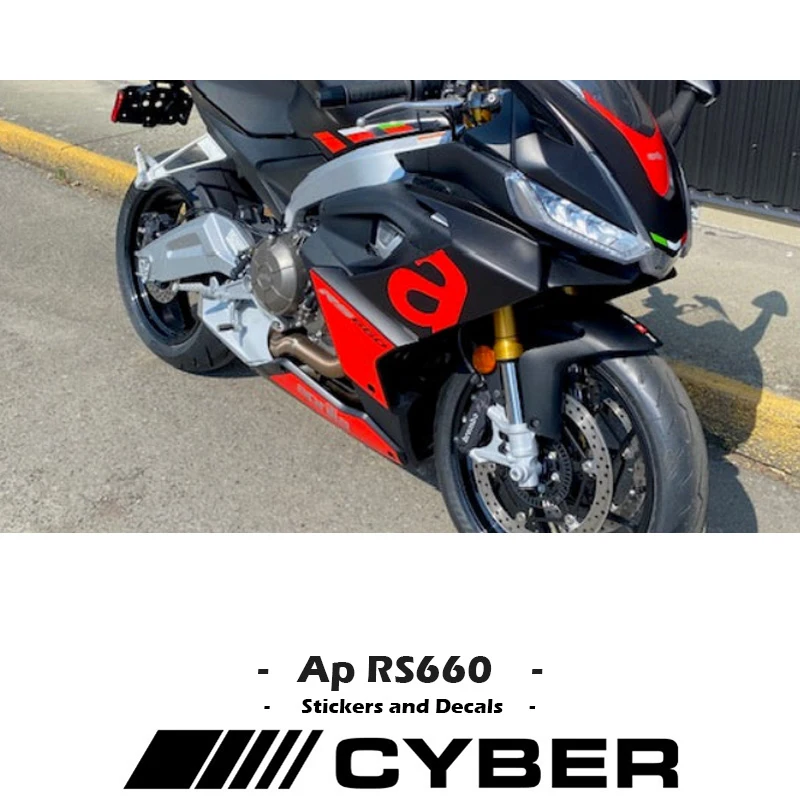 For Aprilia RS660 RS 660 RS660 Shell Fairing Sticker Decal OEM Replica Large Pack of Stickers Left and Right A велосумка подседельная topeak wedge pack large tc2258