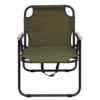 Sturdy Folding Chair with 600D Oxford Fabric, 265-287lbs Capacity, Ergonomic Backrest, Solid Iron Frame, Comfortable for 1