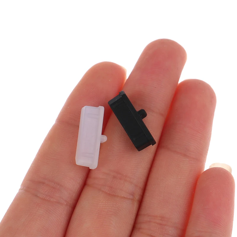 10-Piece Dust Plug Set for Display Port Connectors - Protective Rubber Covers for Computers