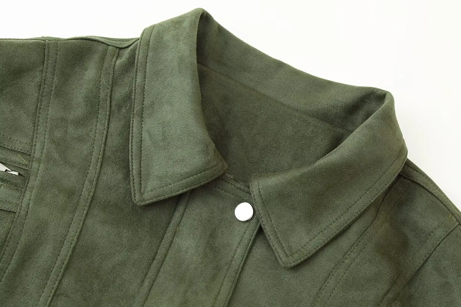 Solid Short Jacket Elastic Hem Long Sleeve Jackets For Women Autumn Winter Zipper Coat Fashion Women's Jackets Streetwear