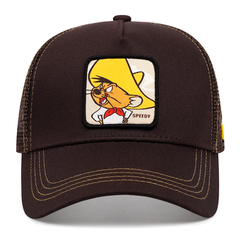 

SPEEDY cartoon Trucker hat men women baseball cap Shade mesh net hat