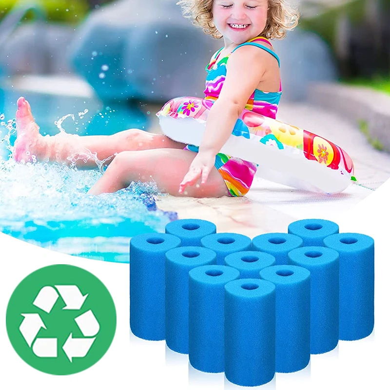 Filtro de espuma para piscina Intex S1, esponja reutilizable con bomba de lavable, limpiador de bioespuma, filtro para bañera, 9/18 piezas, nuevo| | - AliExpress