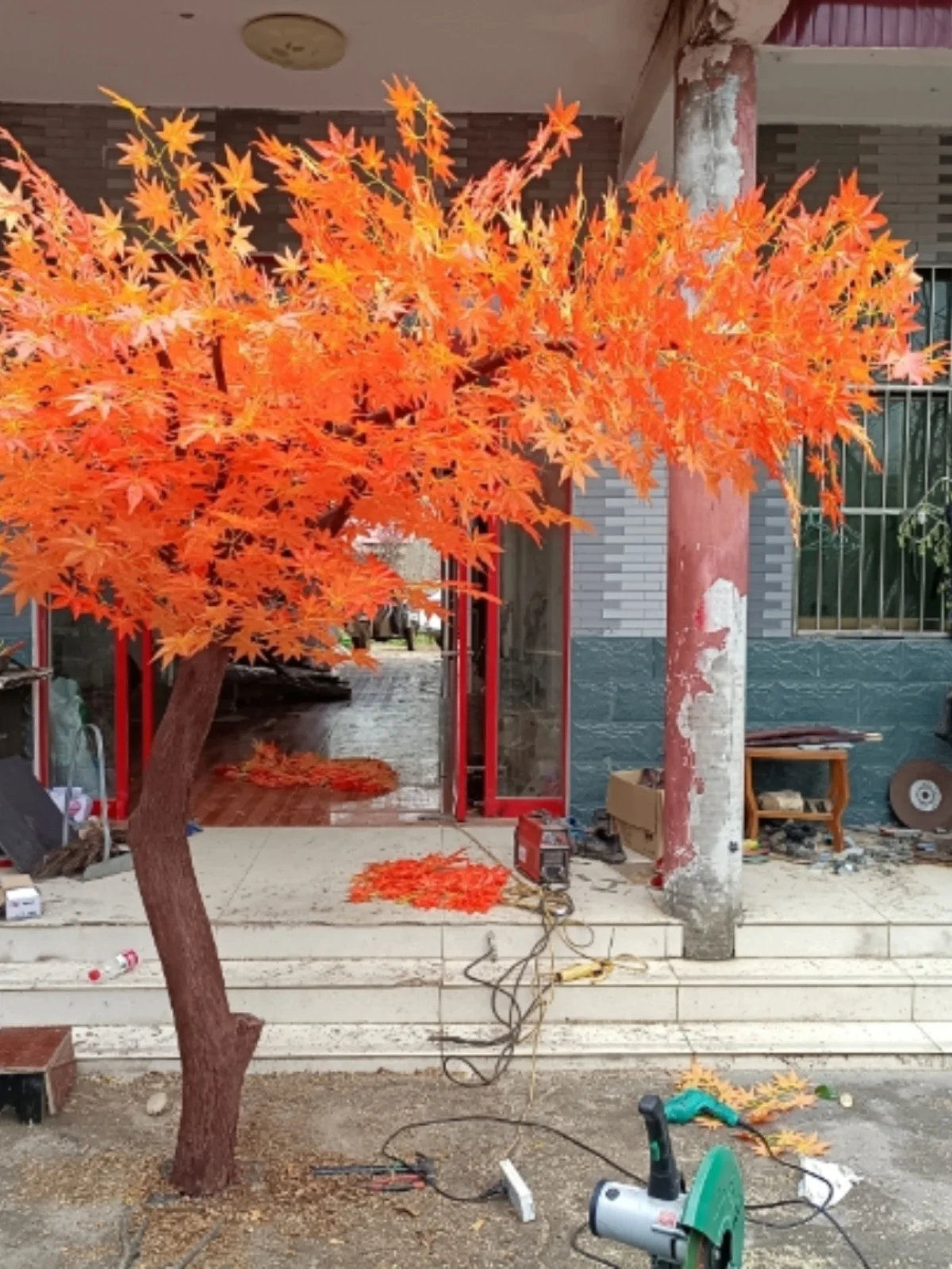 Albero Di Ciliegio Artificiale Bianco – 2 Metri – Finto Albero In Seta Per Interni/Esterni – Decorazione Per Matrimoni, Ufficio, Casa, Soggiorno – Senza Manutenzione - 4