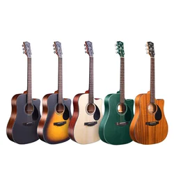 Guitare classique à 6 cordes, 41 pouces, instrument de musique, professionnel, éducation précoce, grande taille BS50JT 