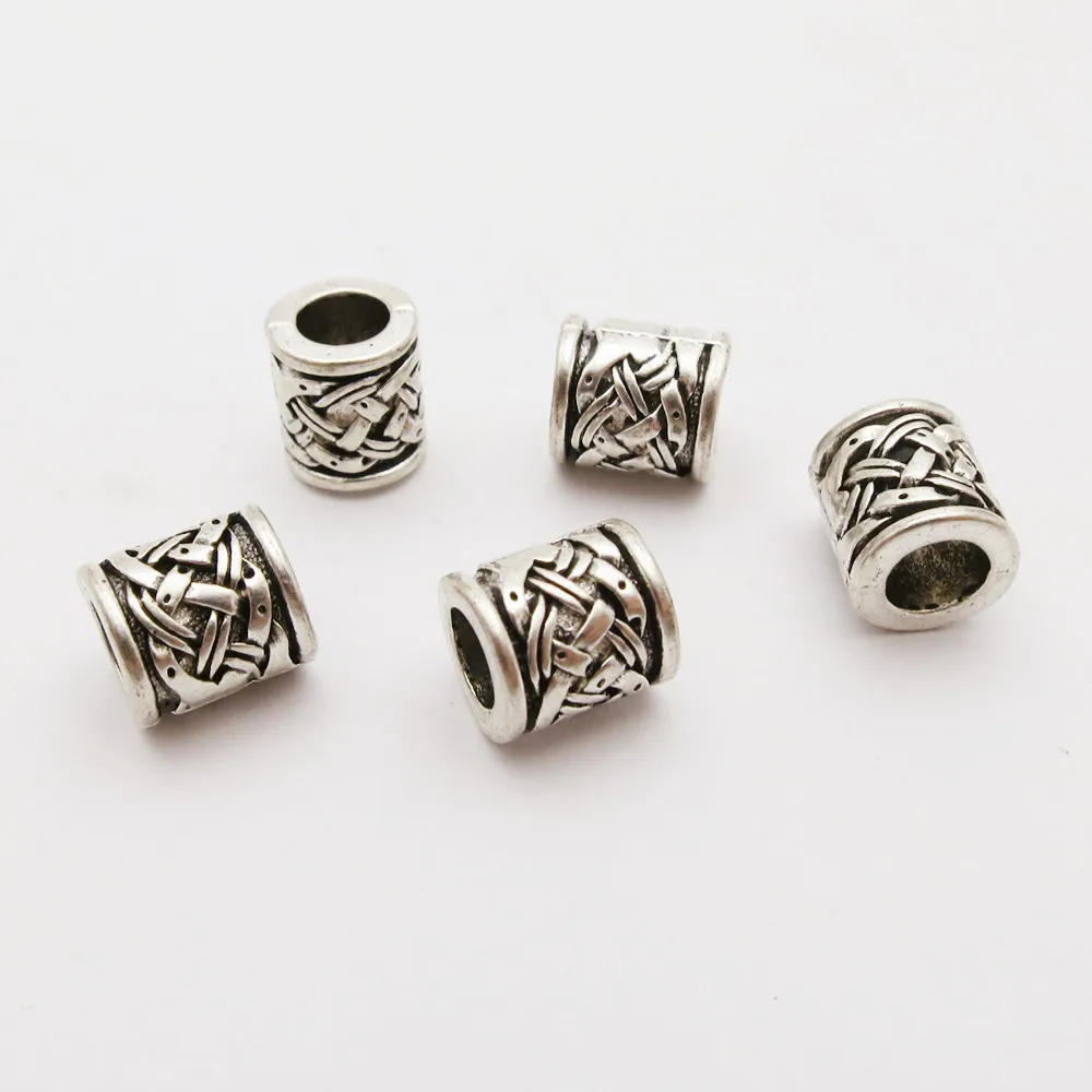 Hair braid accessories Viking beads ancient charm Viking runes 5pcs/pack
