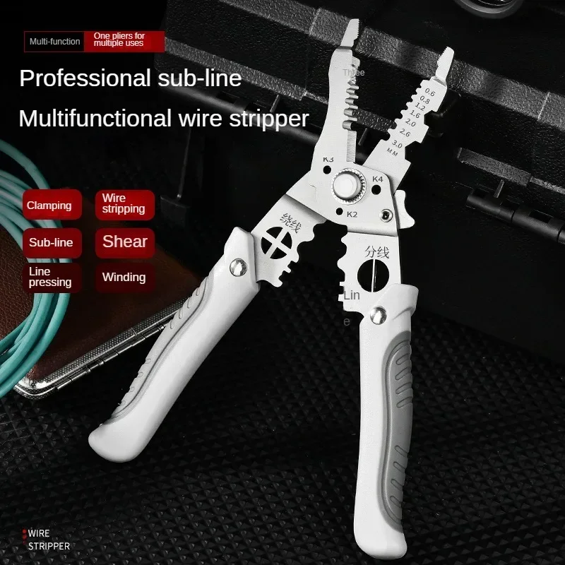 Preferablen 8 In 1 Wire Stripper Twister, 8 In 1 Wire Stripping Pliers 2025 New 8 1 Wire Stripper Voltage Tester Electrical Pliers Wire Cutting Pulling Crim - View #6
