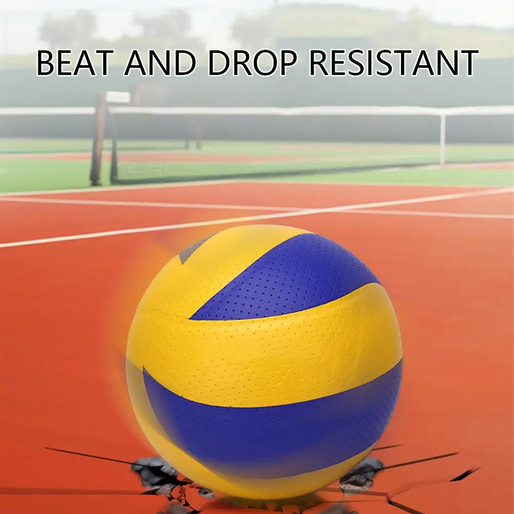 Professional PU Leather Ball Size 5 Volleyball Soft Touch Indoor Outdoor Sport Gym Game Training Accessories For Adult Chil Z5T4