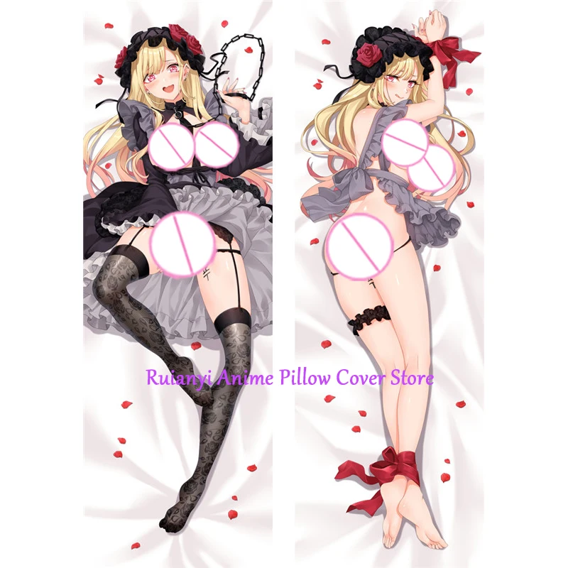 

Dakimakura Anime Marin Kitagawa Double-sided Pillow Cover Print Life-size body pillows cover Adult pillowcase 2024