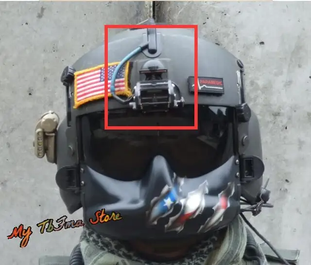 HGU-56/p HGU-84/pEVI.ANVIS-9レプリカmt.Dクラーク Monkey Depot - Helmet: Soldier Story HGU-56 w/MFS, ANVIS-9 NVG