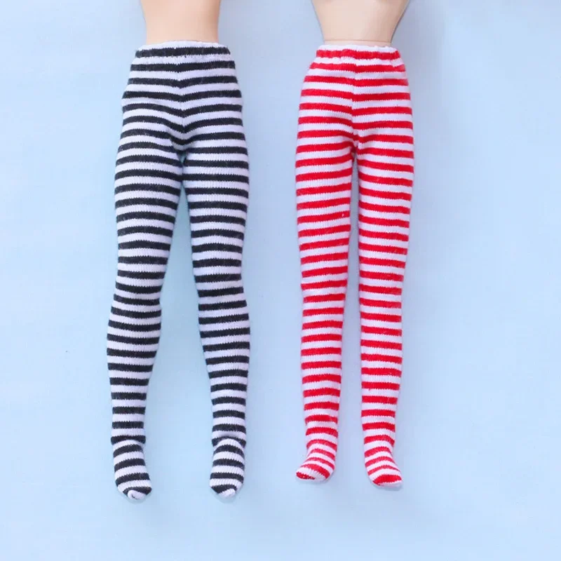 1PCS Doll's Clothing Stripe Tight Pantyhose for Blyth, Pullip, Licca, 1/6 BJD, Middle Blyth Doll Clothes Accessories