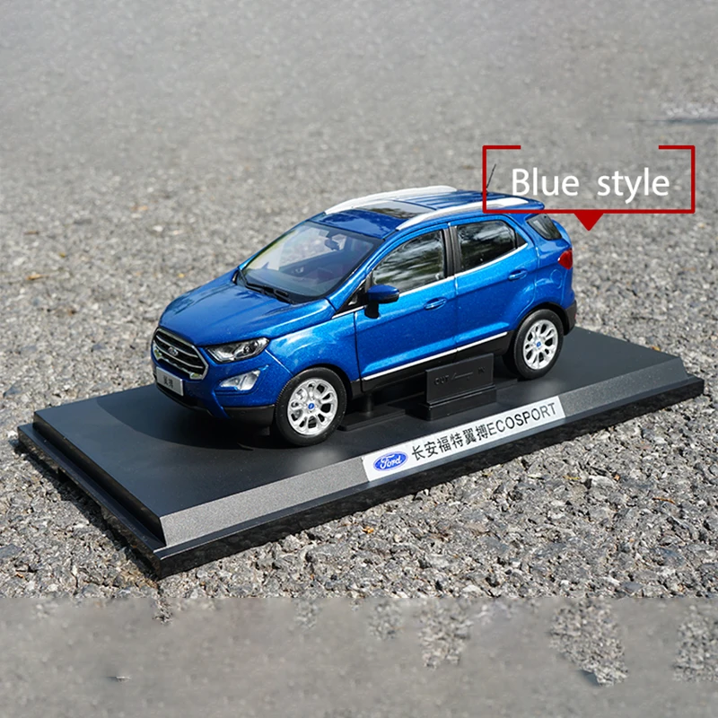 

Литой оригинальный масштаб 1:18 Модель автомобиля Ford Ecosport SUV из сплава статическая демонстрационная игрушка подарок сувенирное украшение