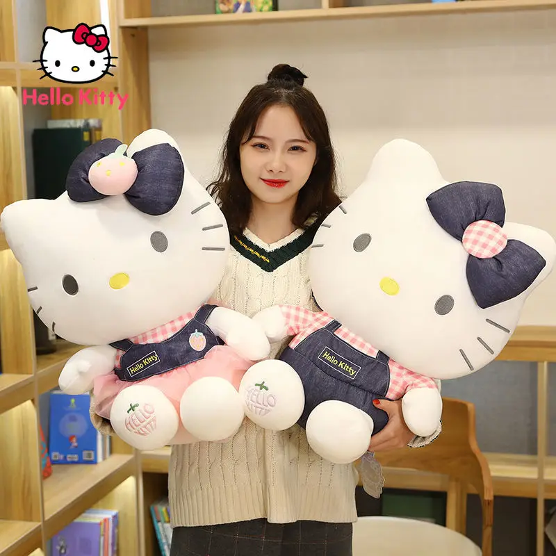 Плюшевая игрушка Hello Kitty милая кукла украшение для кровати девочки плюшевая