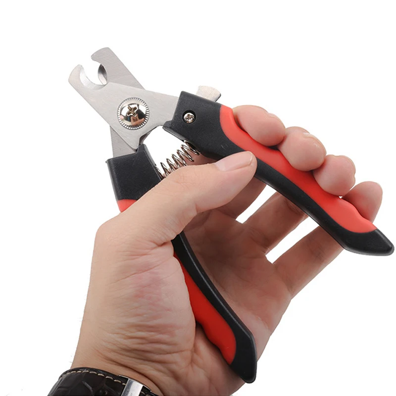 Pet Nail Clippers Professional Dog Cat Nail Trimmer Labor Saving Multifunctional Cutter Pet Grooming Supplies