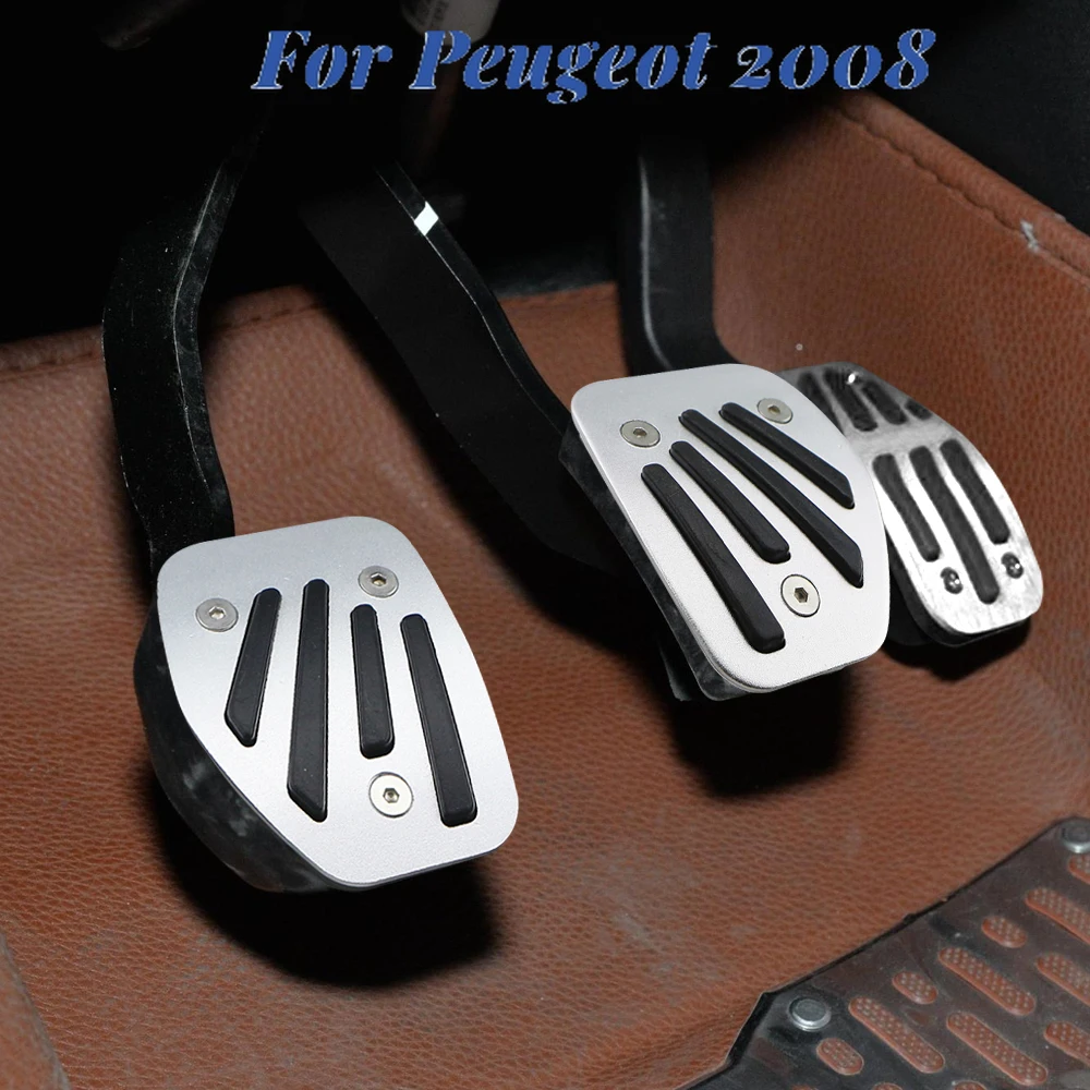 Pédales De Voiture Pour Peugeot 207 301 307 208 2008 408 Cc Pour CITROEN C3 C4 DS 3 4 6 DS3 DS4 DS6 Acceleraotr Couvercle De Pédale De Repos De Ein