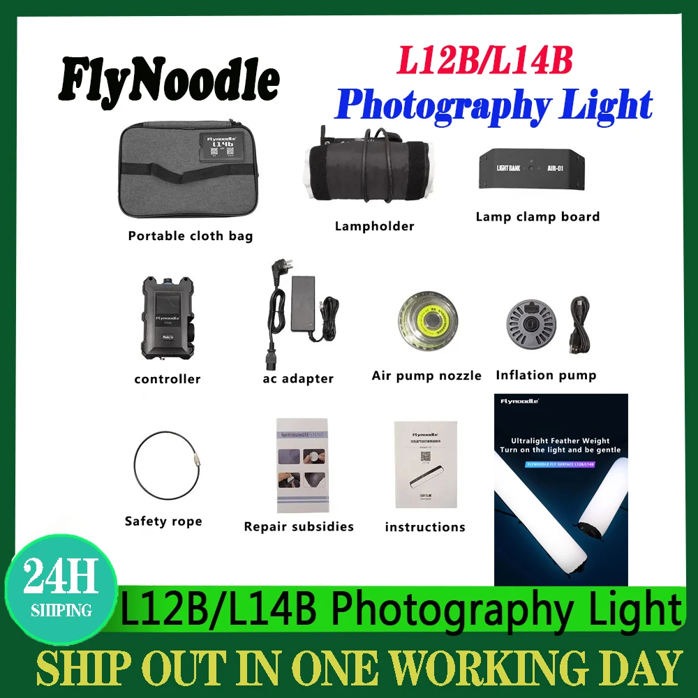 FlyNoodle-L12B-L14B-Flexible-Fill-Light-2700K-6000K-Photography-Light ...
