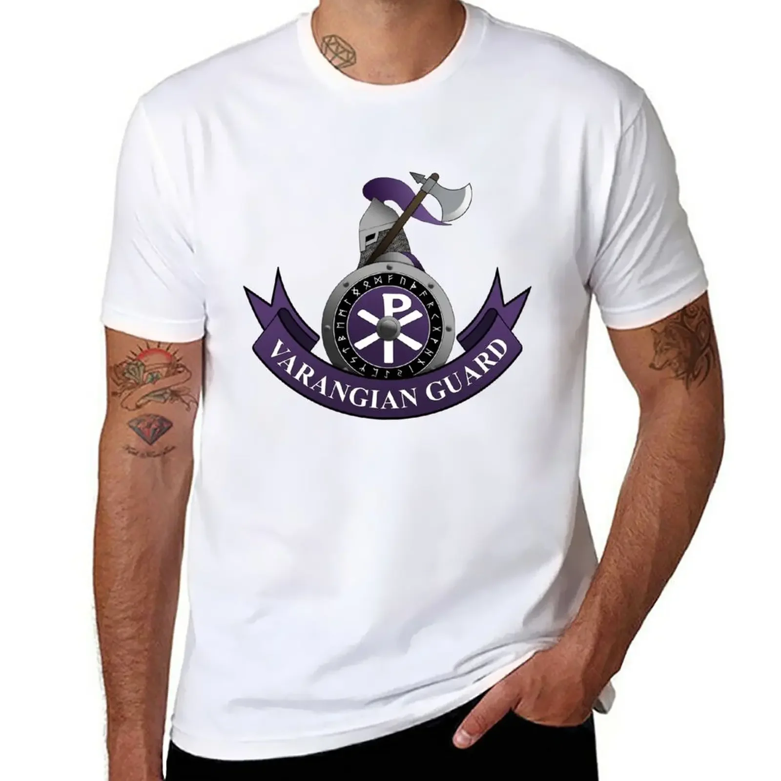 

Varangian Guard Byzantine Empire T-Shirt funnys blacks men clothings