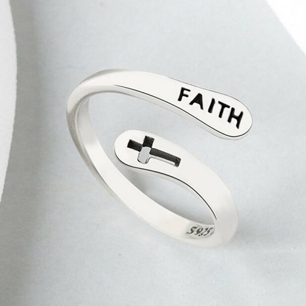 Minimalist Gold Silver Color Cross Rings Geometric Double Layer Open Adjustable Ring For Women Party Wedding Jewelry Gift