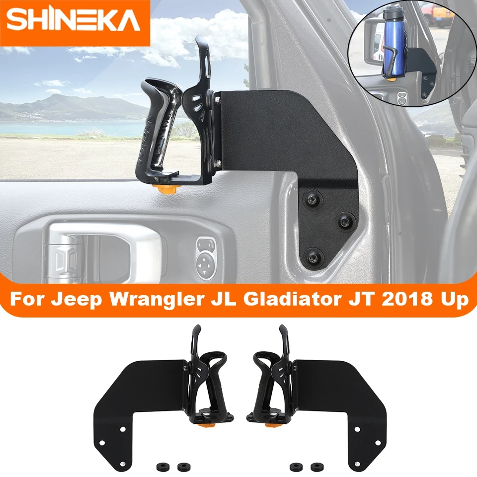 SHINEKAIronCarFrontDoorSideWaterCupBracketDrinksHoldersFor