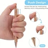6pcs Bling Diamond Metal Pens For Home School Office, Gift Pens Glitter Ballpoint Pens With Retractable Writing Black Ink Medium 5