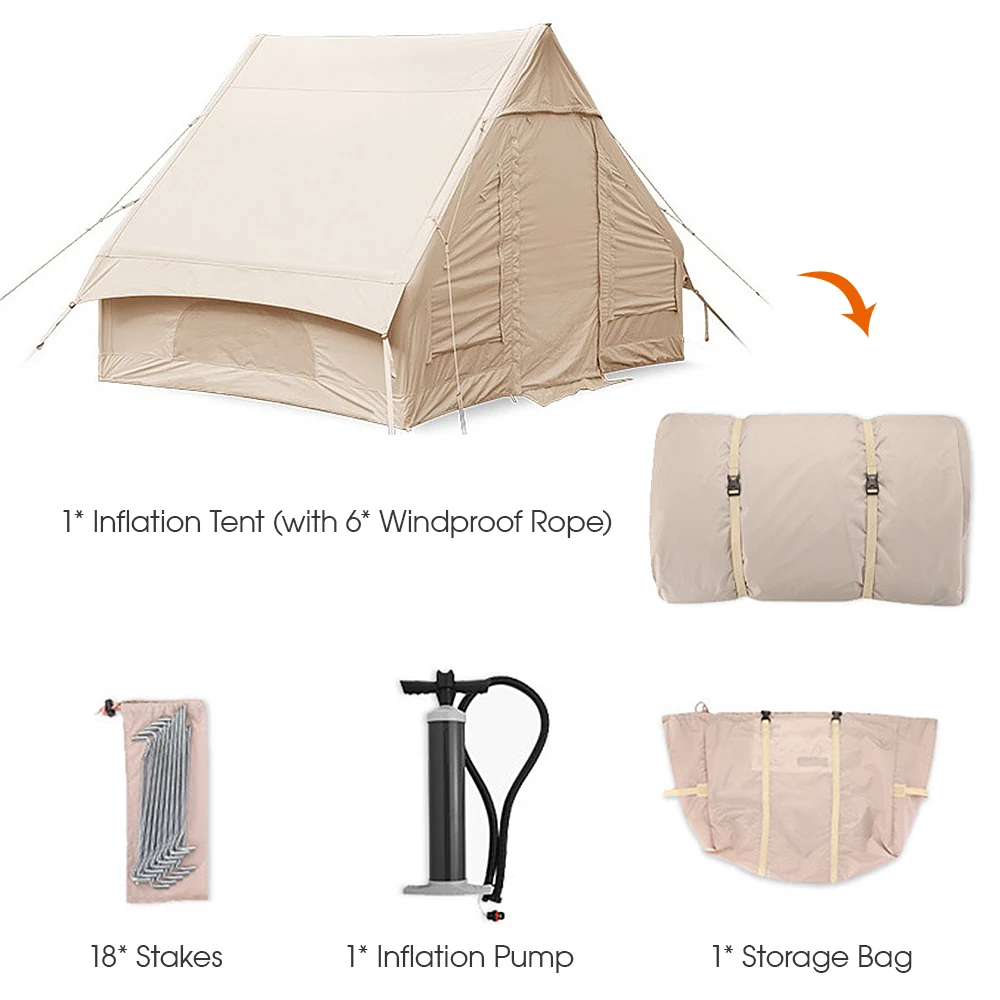 Large Camping Tent Waterproof Inflatable Tent House Tents 10