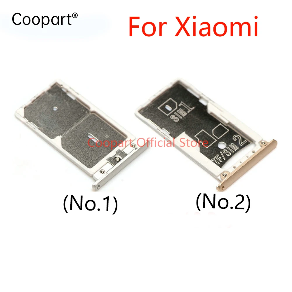 

New SIM & TF Card Tray Adapters Socket Slot Holder Adapters For Xiaomi Redmi Note 3 Replacement Parts
