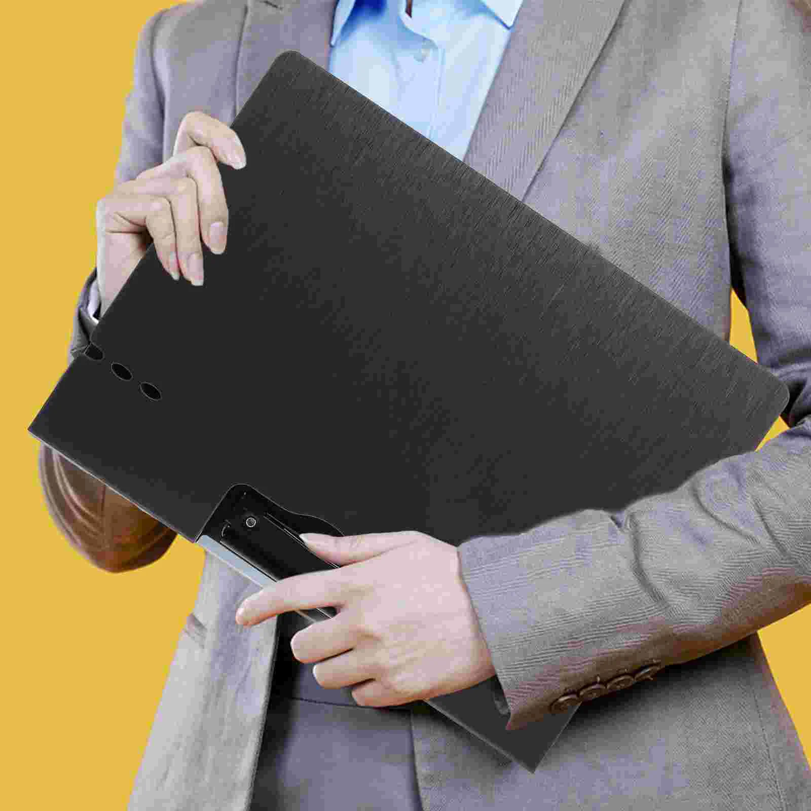 다기능 플라스틱 폴더 파일 보관 클립, 수직 섹션 A4 클립보드, Pp