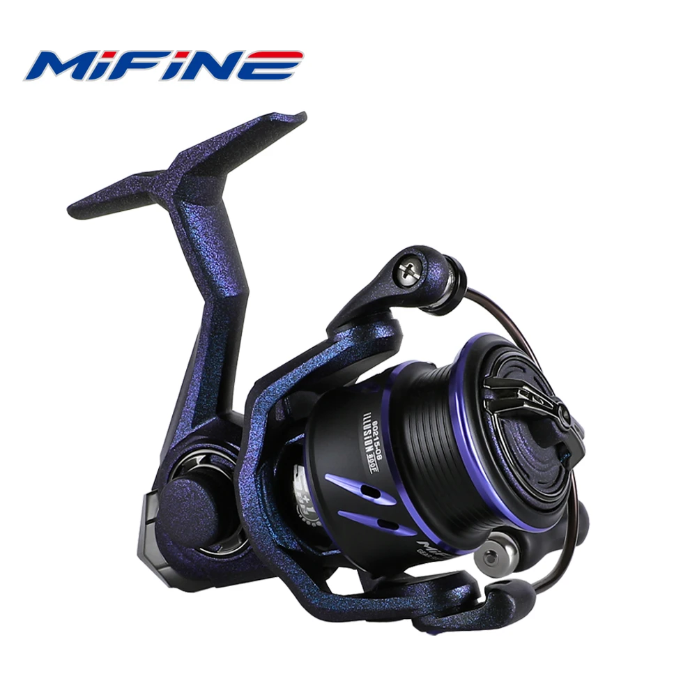 Mifine ILLUSION Fishing Reel Lightweight Spinning reels 800 4.8:1 4kg Grag 5+1 Ball Bearings Trout Fishing Saltwater Freshwater spinning fishing reels,fishing reels